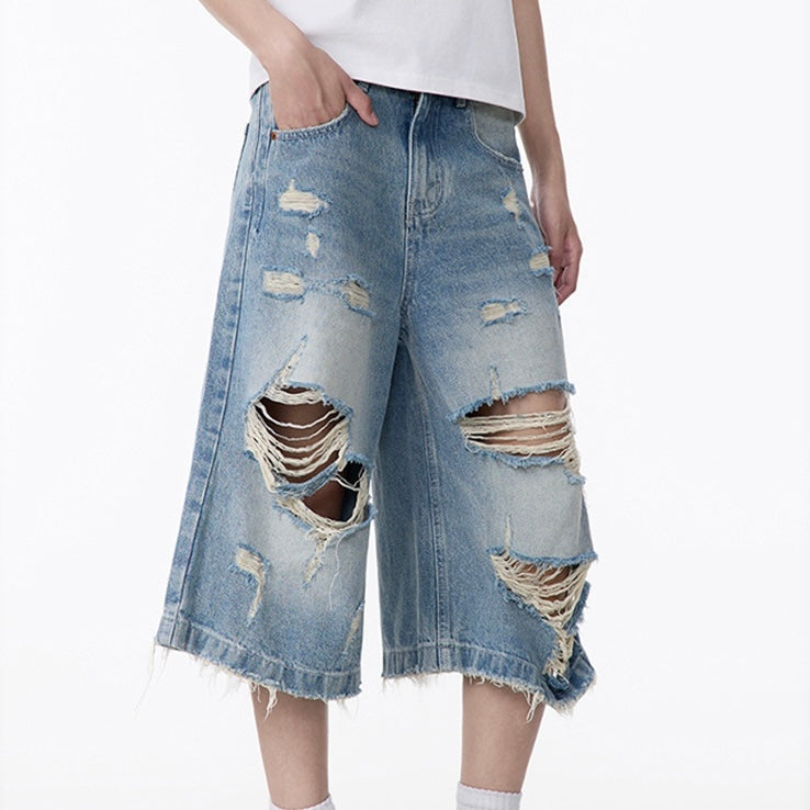 ダメージデニムショーツ SS-000456