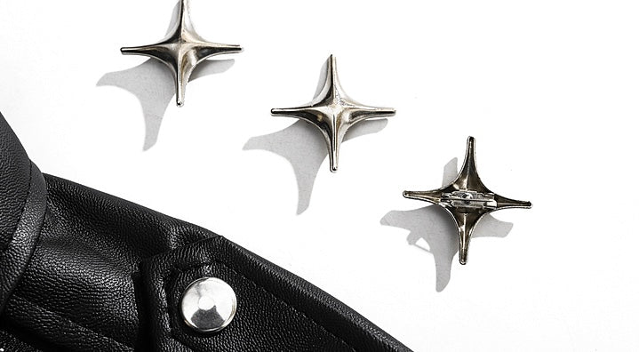 スターモチーフフェイクレザーブルゾン znk000123