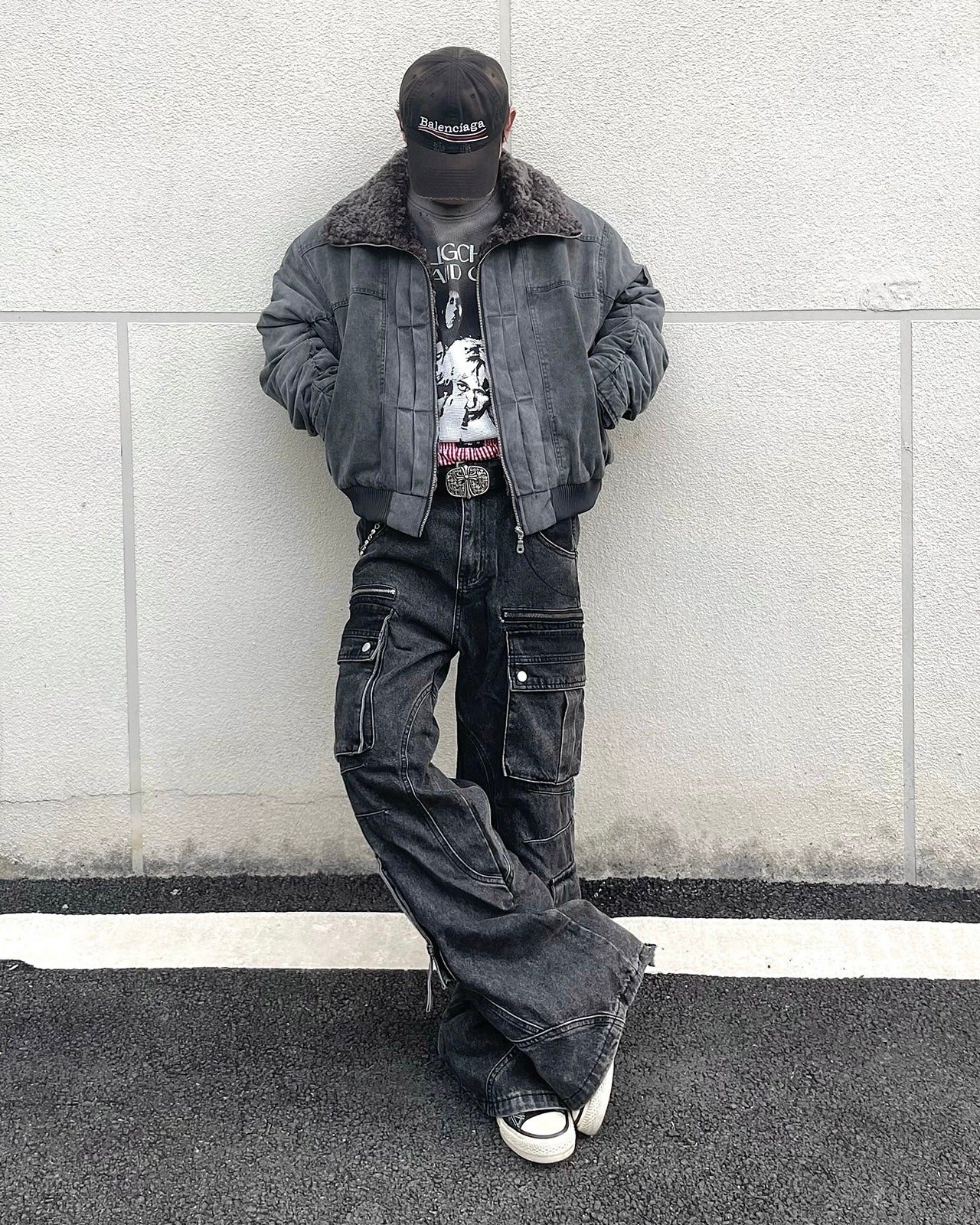 ウォッシュデニムボンバージャケット znk000170