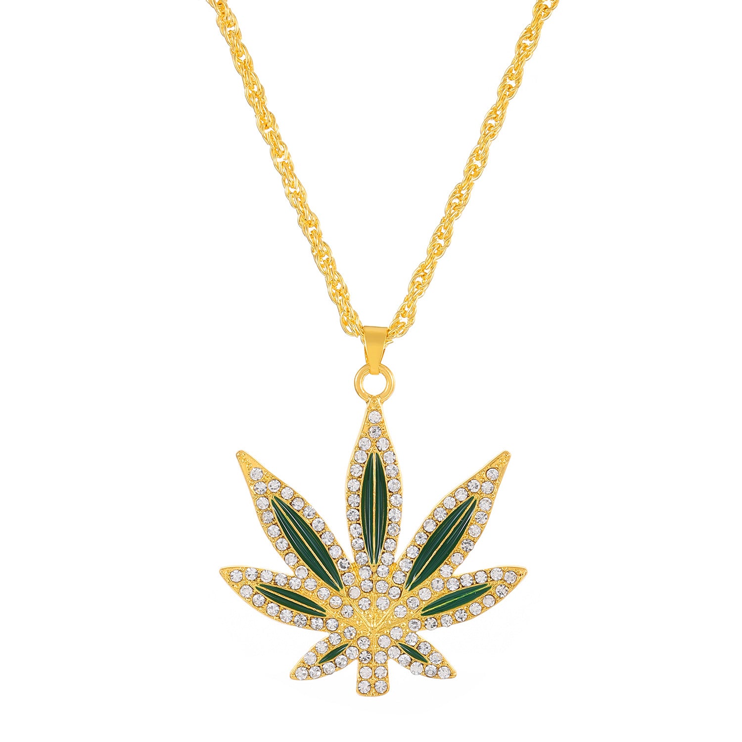 18kgp リーフペンダントネックレス znk000044