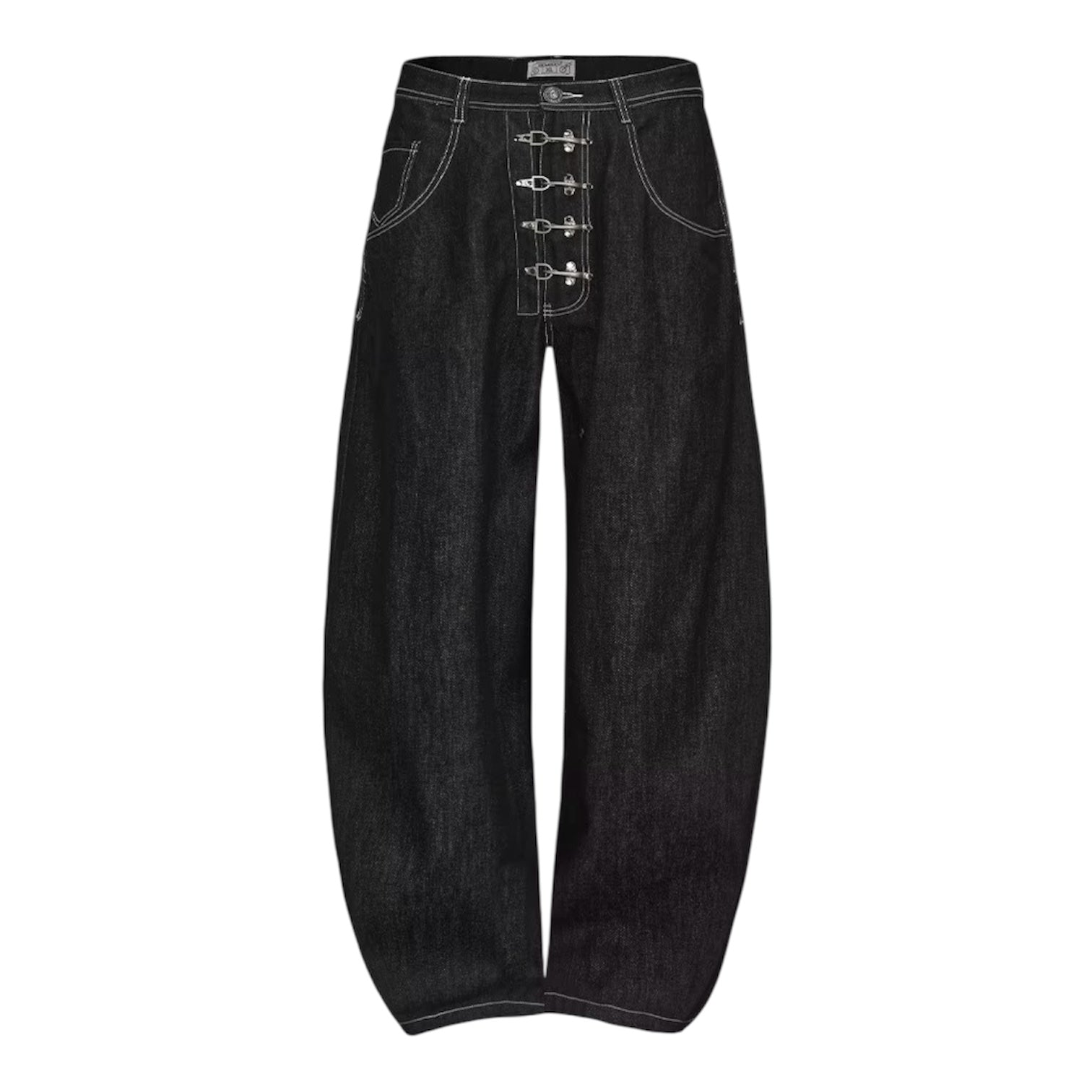 トグルフックワイドデニムパンツ znk000196