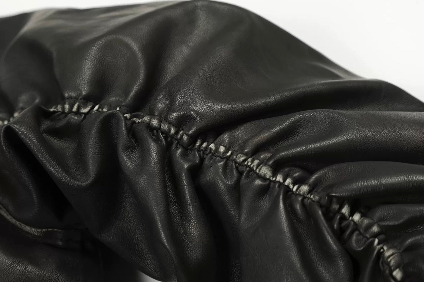 レザー ファーフーディージャケット　znk000004