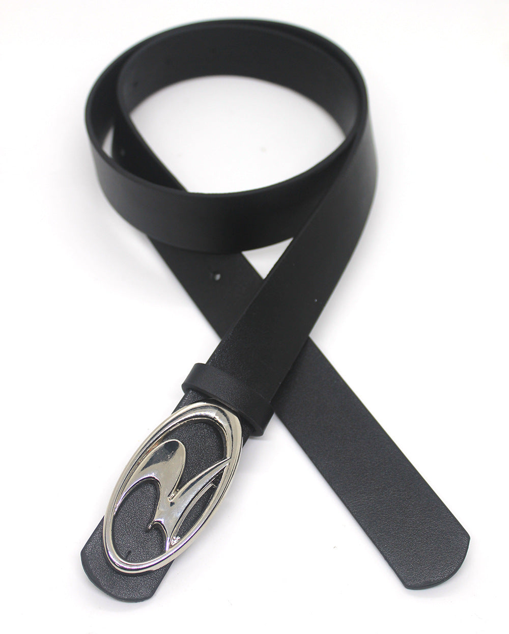 シルバーバックル シンプルベルト SS-000678