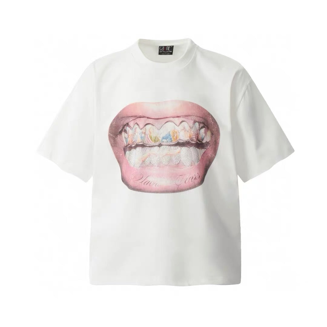Statement Mouth Graphic Tee znk000217
