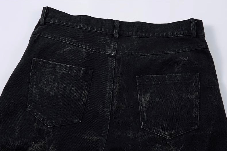 立体デザイン ワイドデニムパンツ 
SS-000699