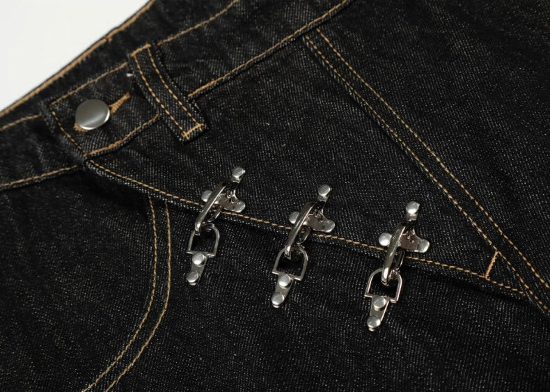Wide Barrel Denim Pants znk000236