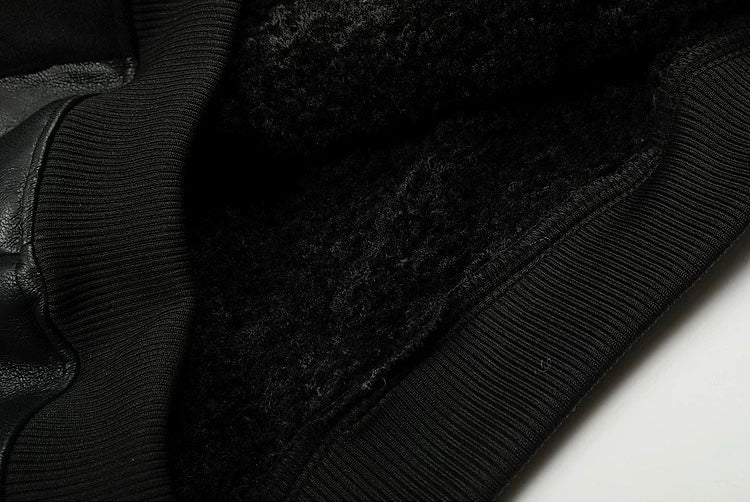 フェイクレザーフーディジャケット znk000069