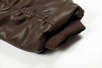 フェイクファーレザーブルゾン znk000102