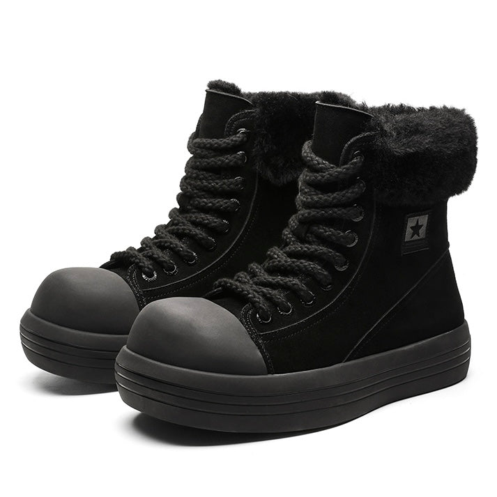 ボア付き厚底ハイカットブーツ
znk000148