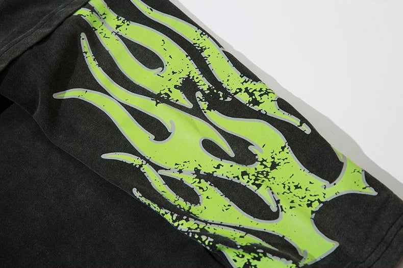 Graphic Layered Long T-Shirt znk000214