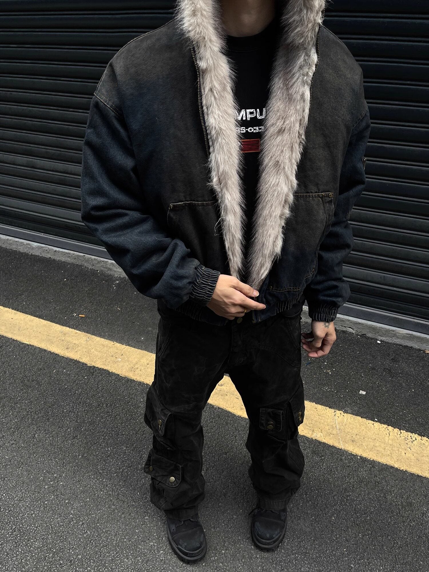 ボアライニングフーデッドジャケット znk000161