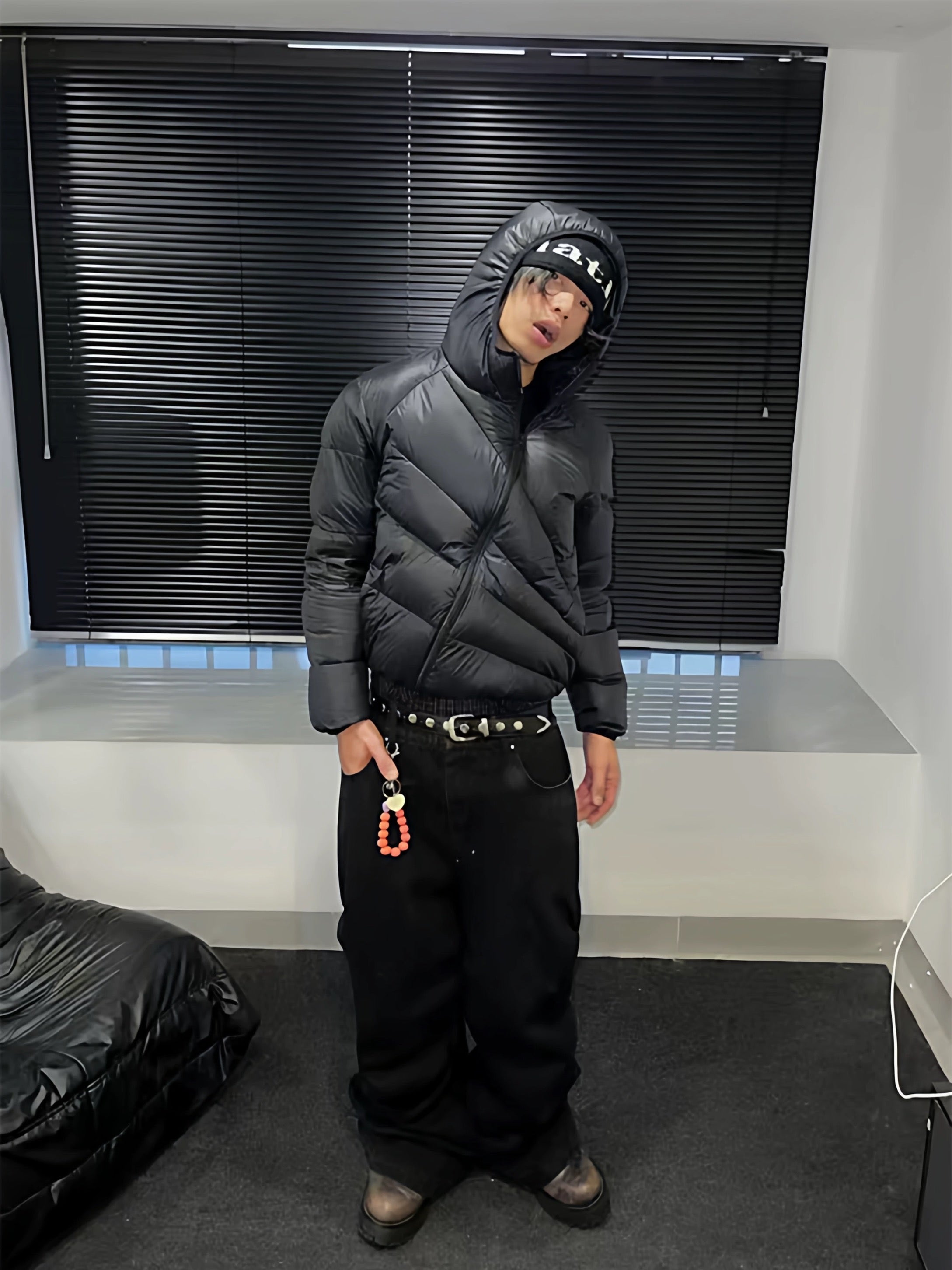 斜めジップフードジャケット znk000052