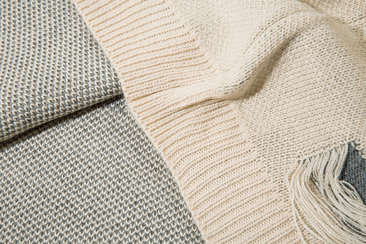 ダメージアートニット znk000011