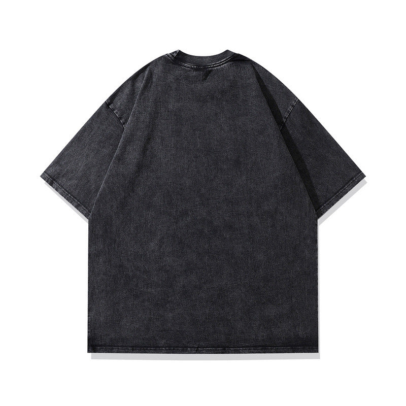 Betty Boop ヴィンテージTシャツ バイクグラフィック フェードブラック オーバーサイズ SS-000311