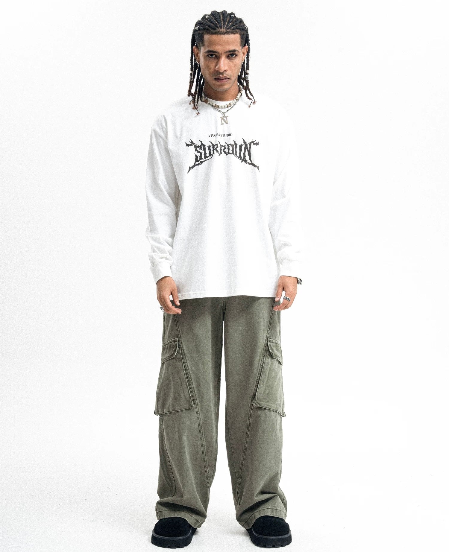 ロゴロングスリーブTシャツ znk000086