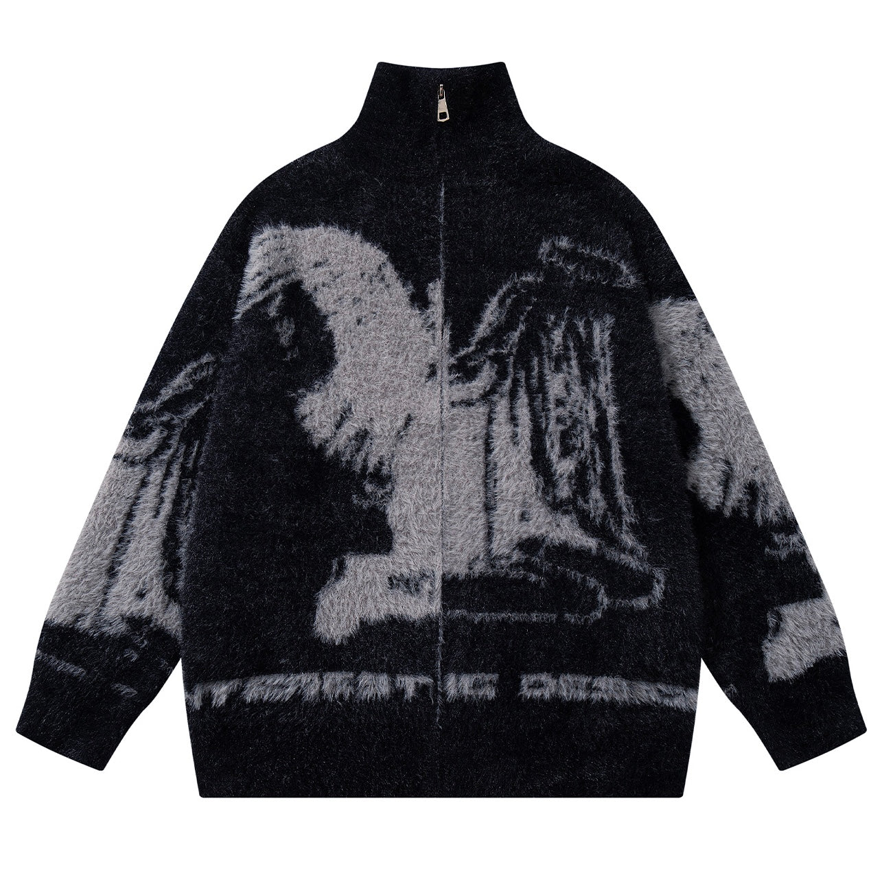 ハイネックニットジップジャケット znk000155