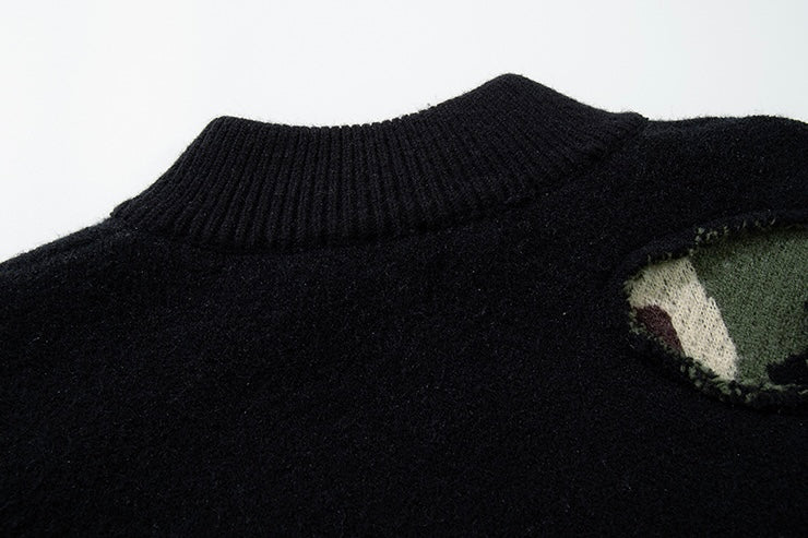 カモフラ切り替えジップニットジャケットznk000105