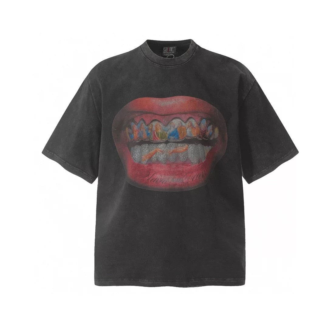 Statement Mouth Graphic Tee znk000217