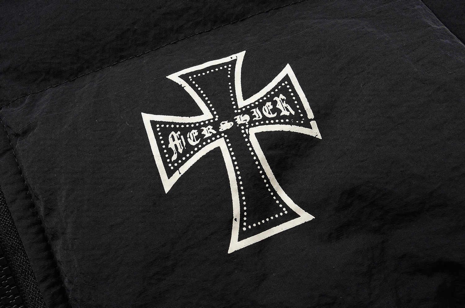 クロスバックプリントダウンジャケット znk000106