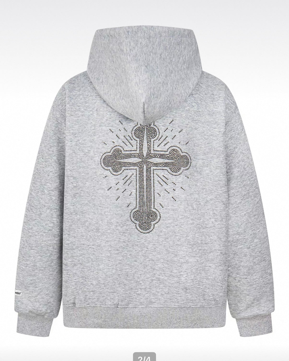 ユニセックス クロススタッズ ジップパーカー SS-000689