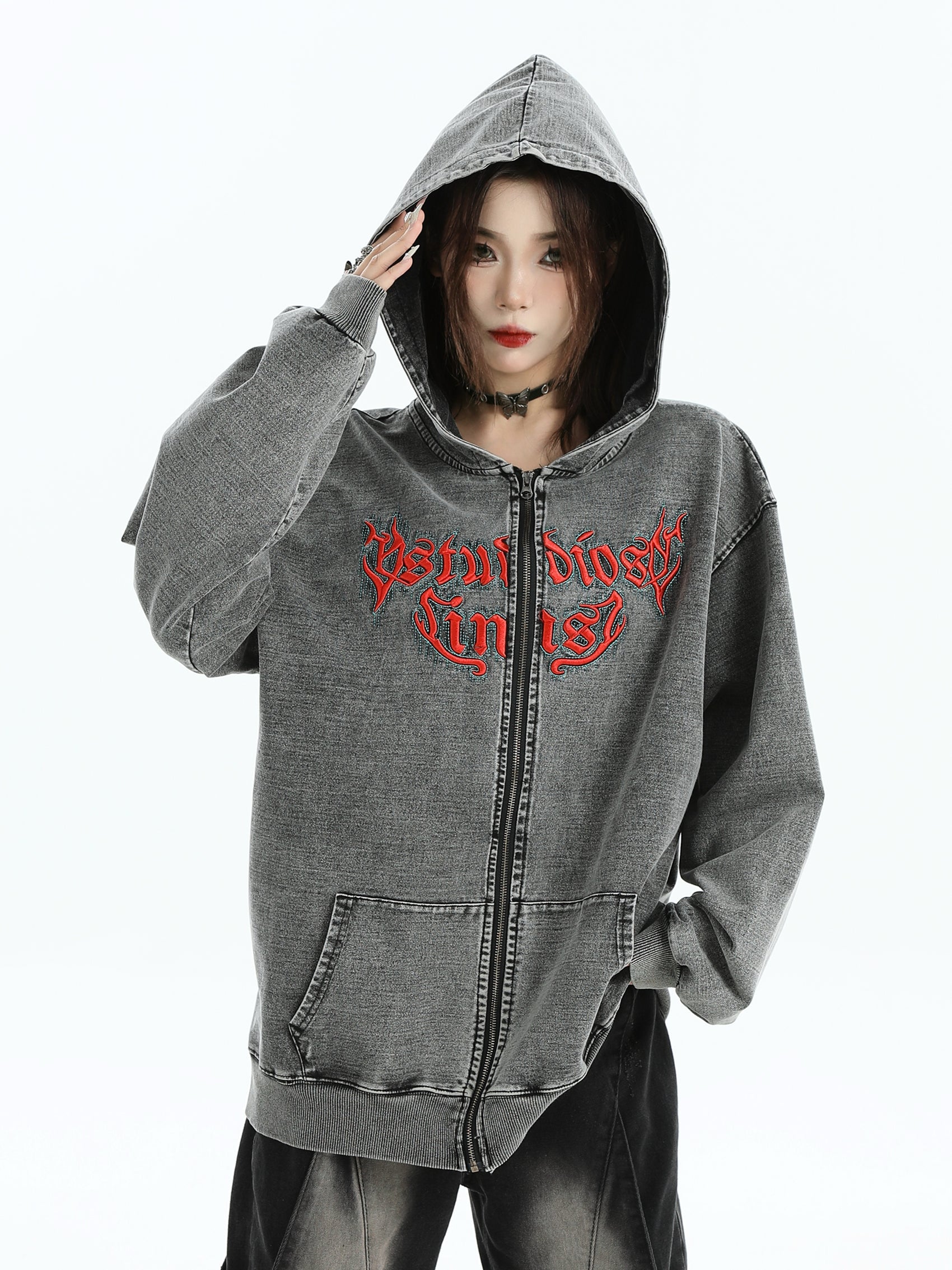 ウォッシュドロゴジップパーカー SS-000669