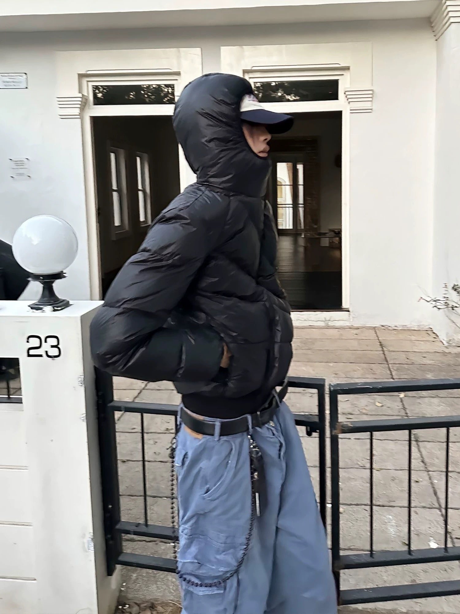 斜めジップフードジャケット znk000052