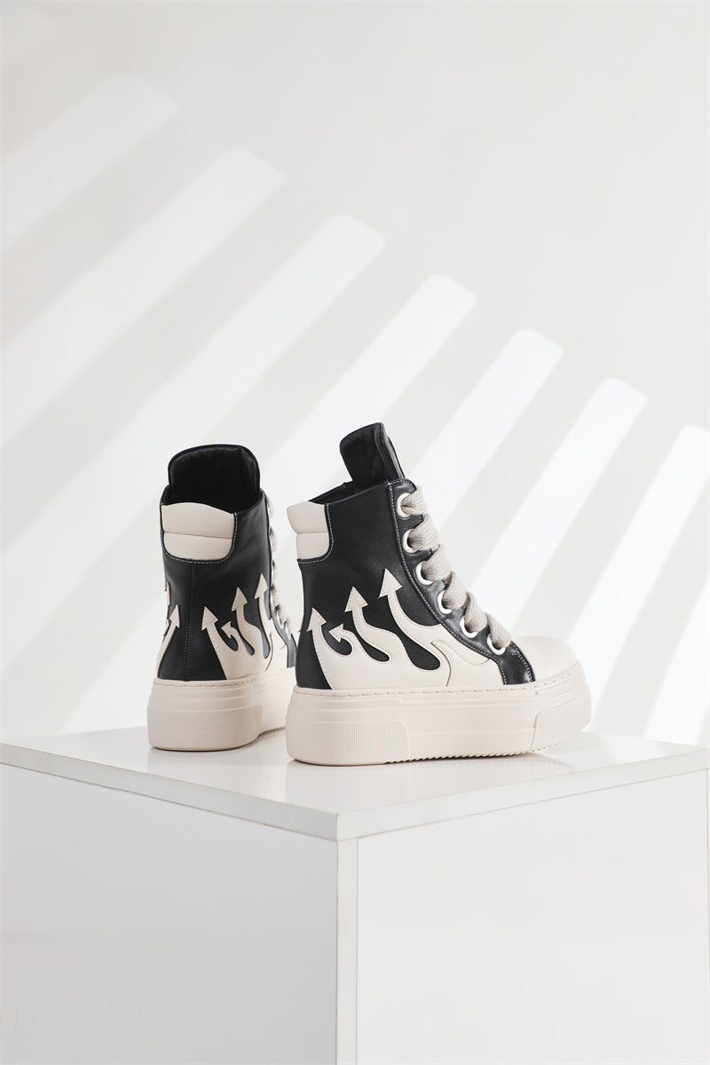 フレイム厚底ハイカットスニーカー znk000013