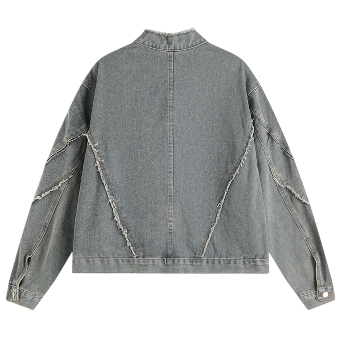 クラッシュデザインデニムジャケット znk000125