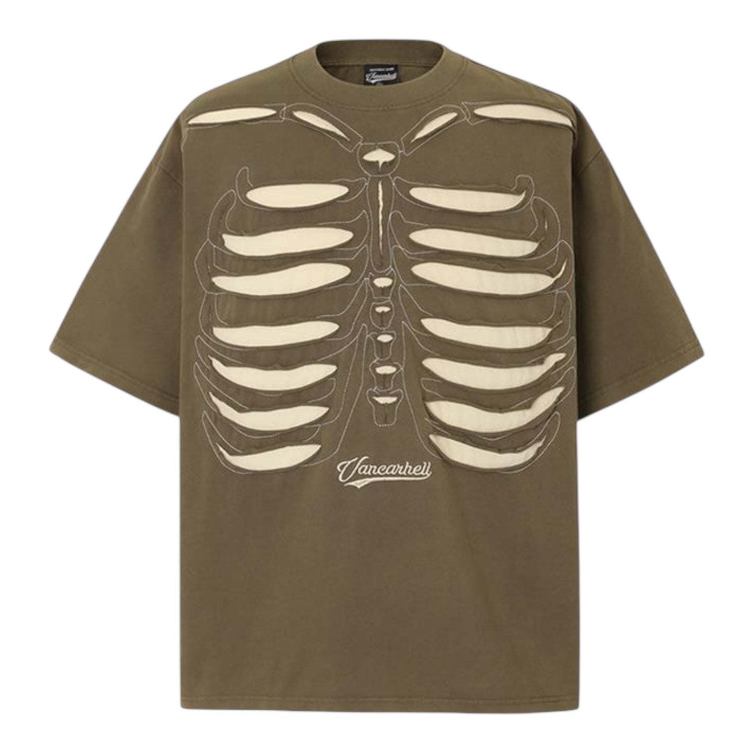 Ripped Skeleton Graphic T-Shirt znk000256