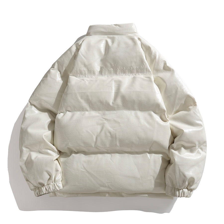 クロコレザーダウンジャケット znk000018