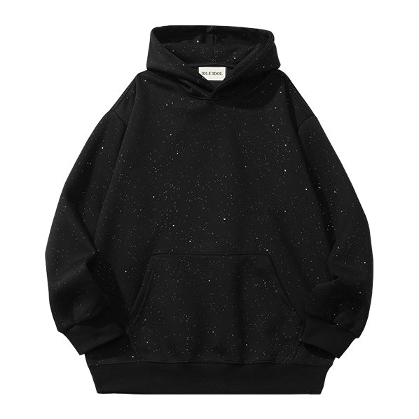 スプラッターブラックフーディー znk000082