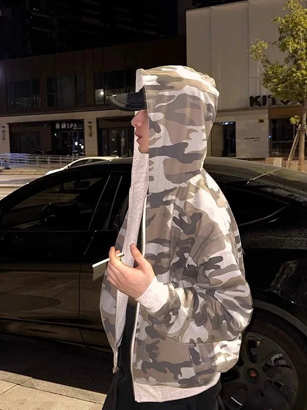 リバーシブルジップパーカー znk000171