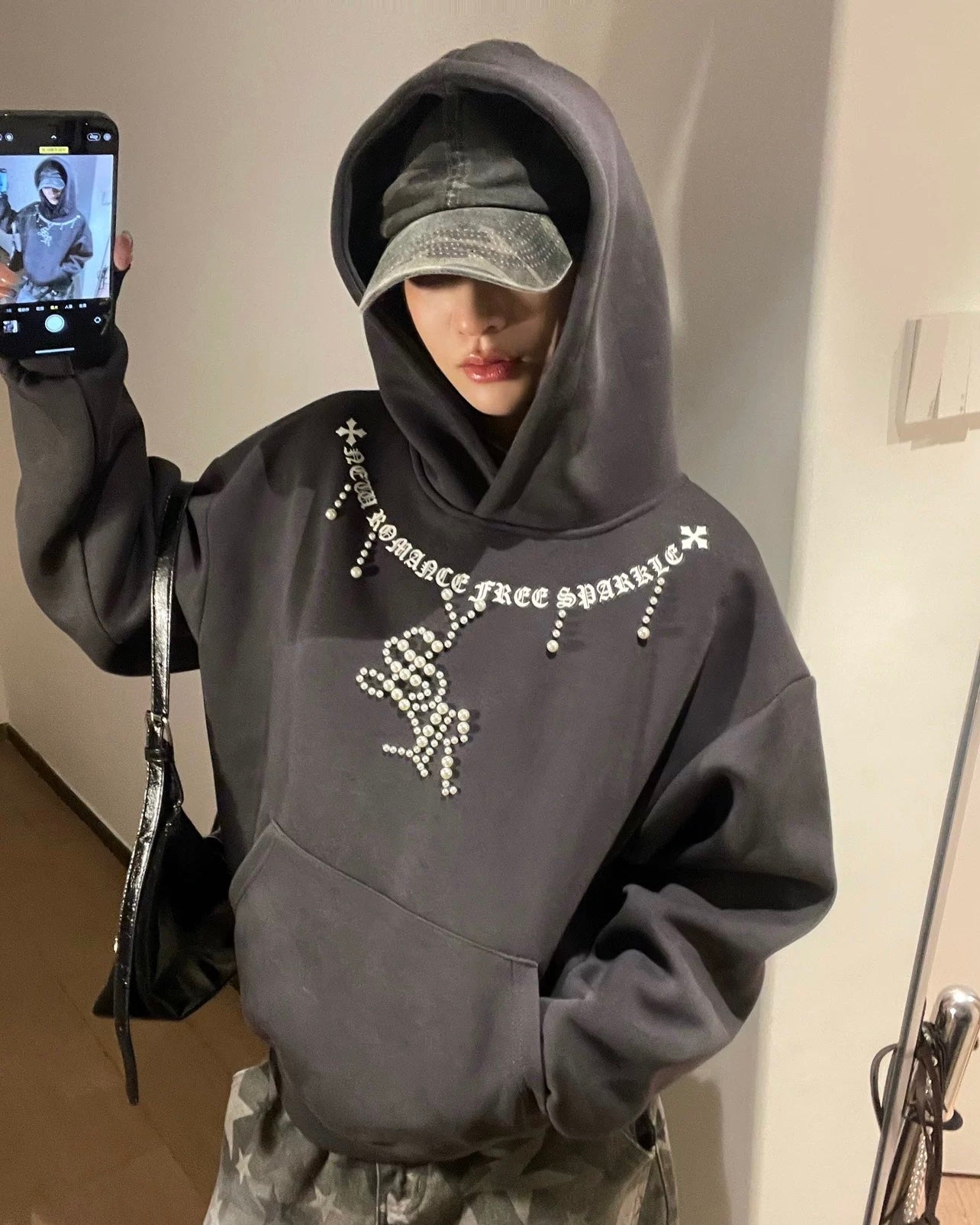 ビジューデザインパーカー SS-000667