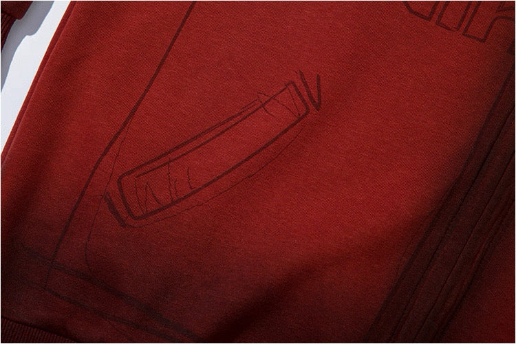 ストリート ジップパーカー BORFEND バックナンバー ロゴ入り フーディ SS-000690