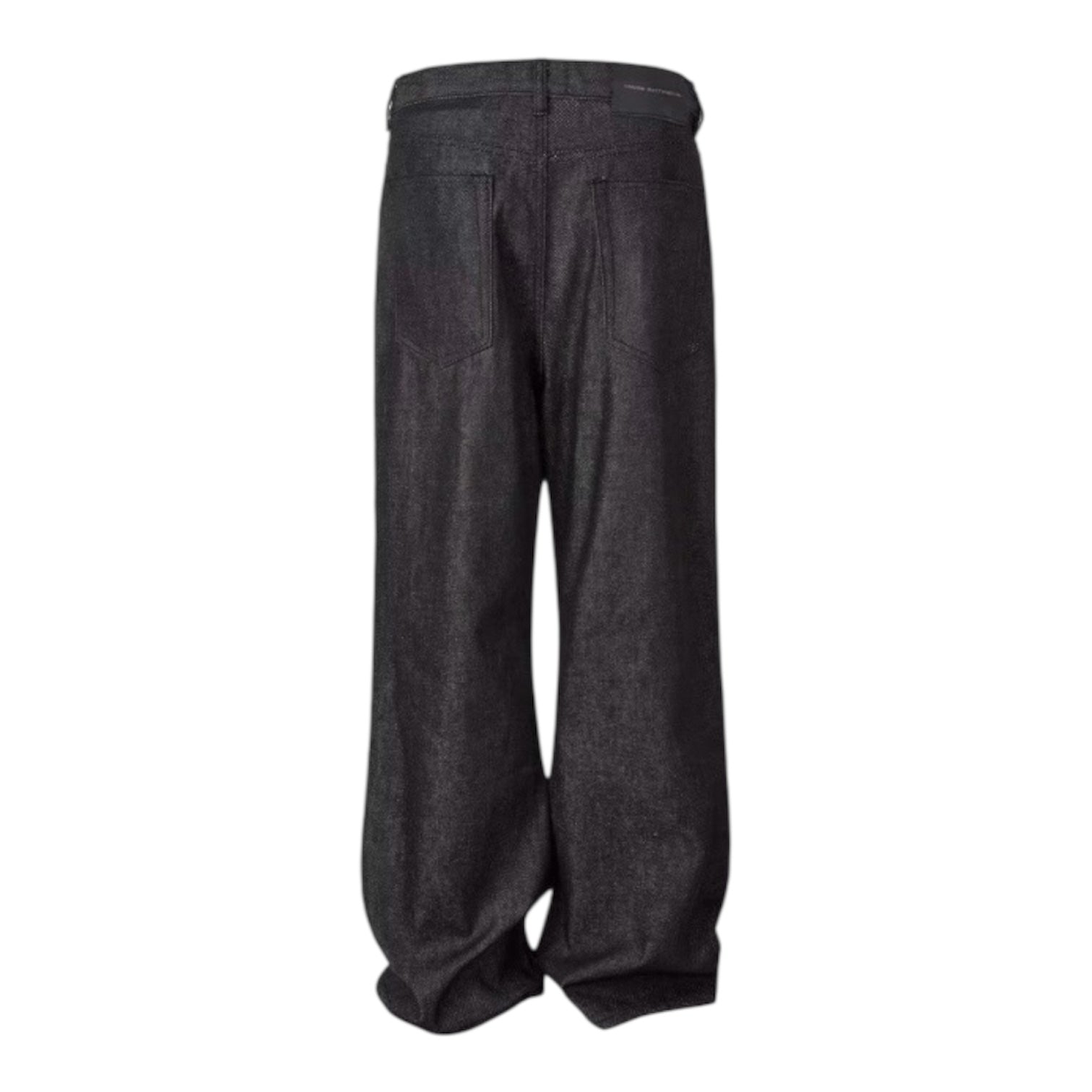 Button Fly Wide Leg Jeans znk000275