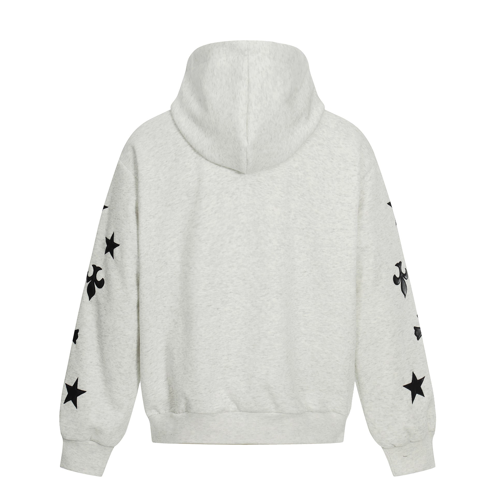 Contrast Cross Oversized Hoodie znk000288