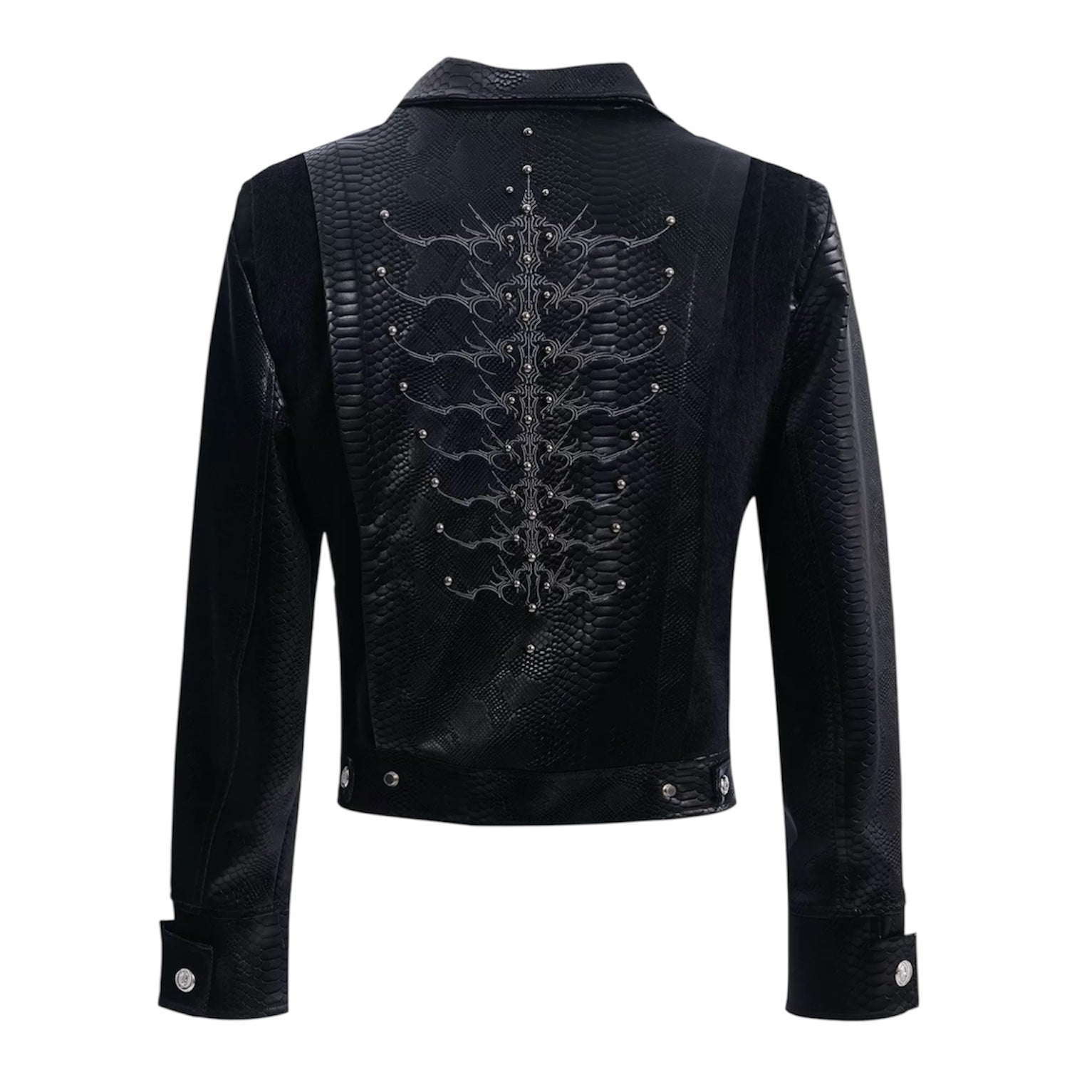 Obsidian Scale Zip-Up Jacket znk000221