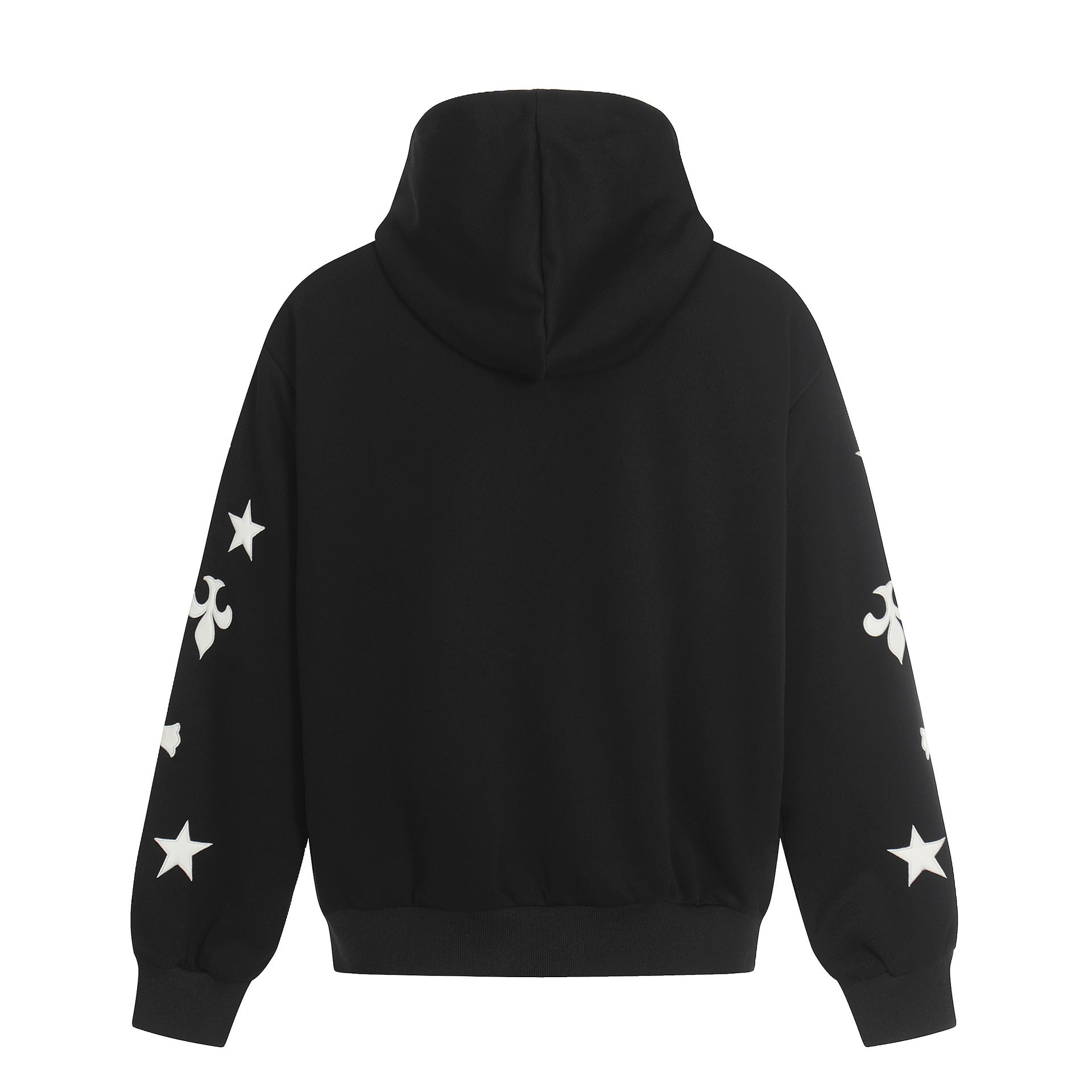 Contrast Cross Oversized Hoodie znk000288