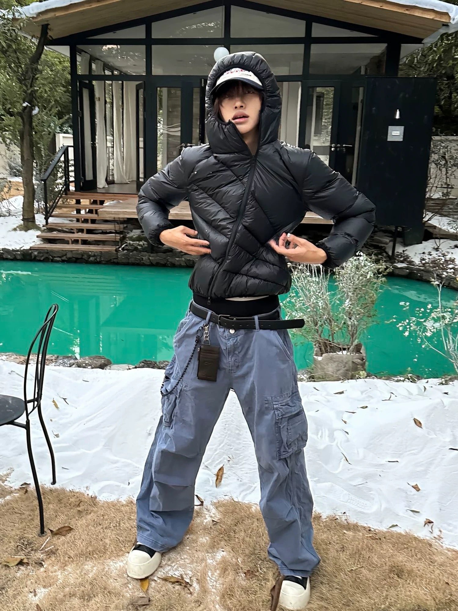 斜めジップフードジャケット znk000052