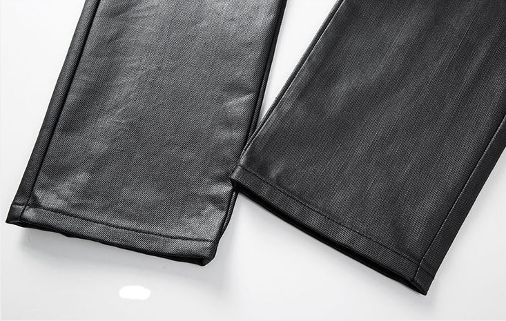 サイドジップ レザーパンツ znk000024