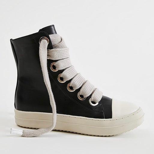 ボリュームレース ハイカットスニーカー znk000012