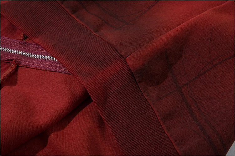 ストリート ジップパーカー BORFEND バックナンバー ロゴ入り フーディ SS-000690