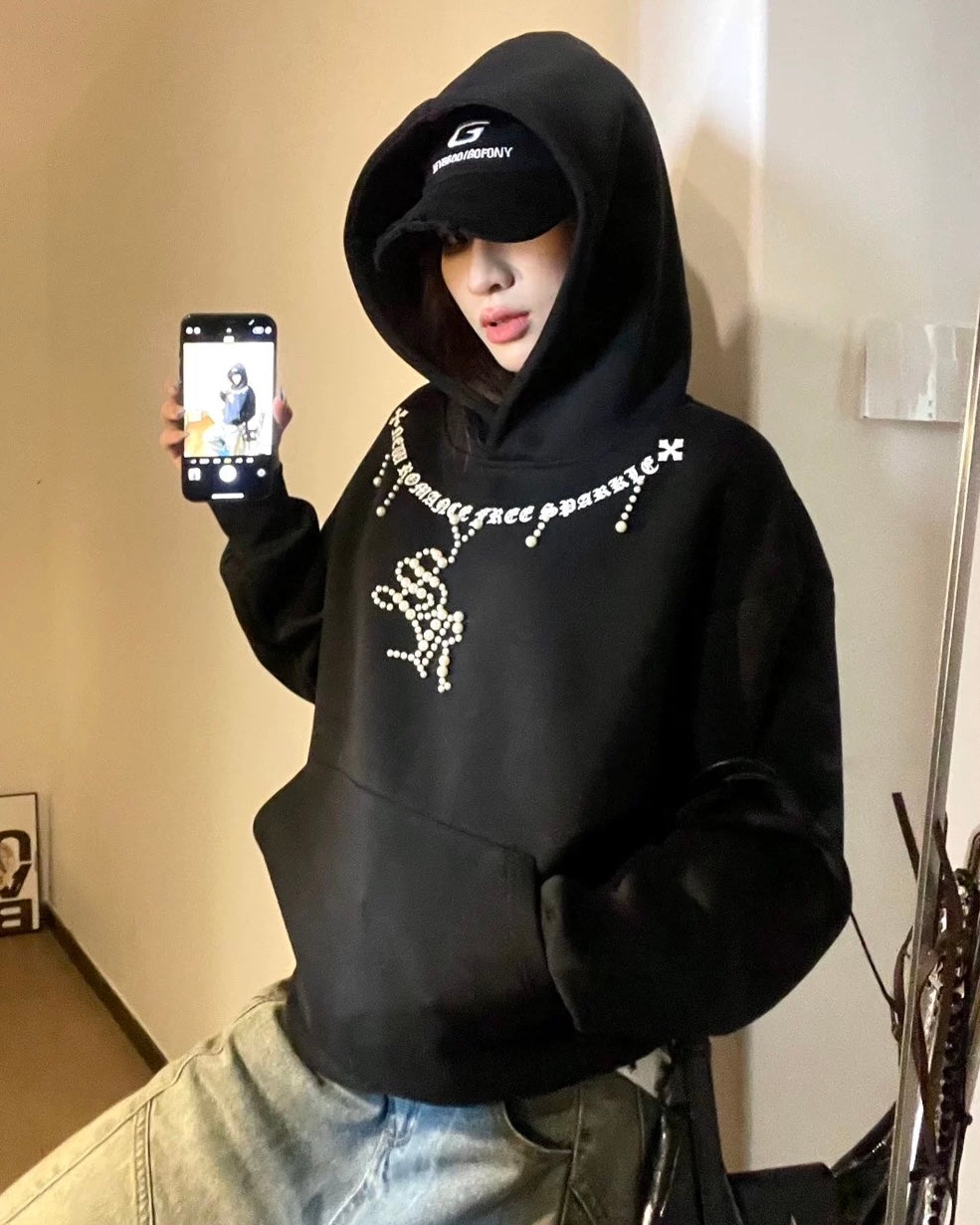 ビジューデザインパーカー SS-000667