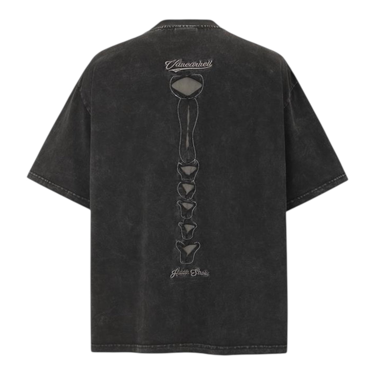 Ripped Skeleton Graphic T-Shirt znk000256