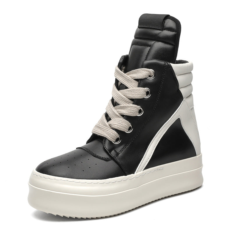 Side Zip Platform Sneakers znk000226