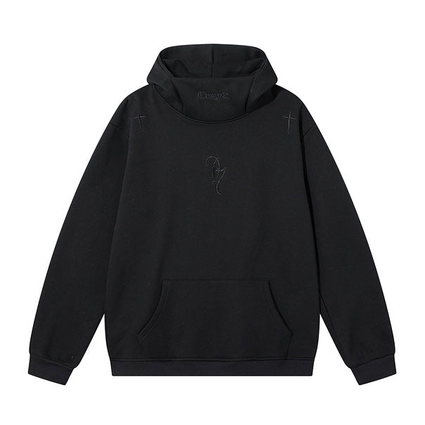 シンプル 刺繍ロゴ パーカー SS-000681