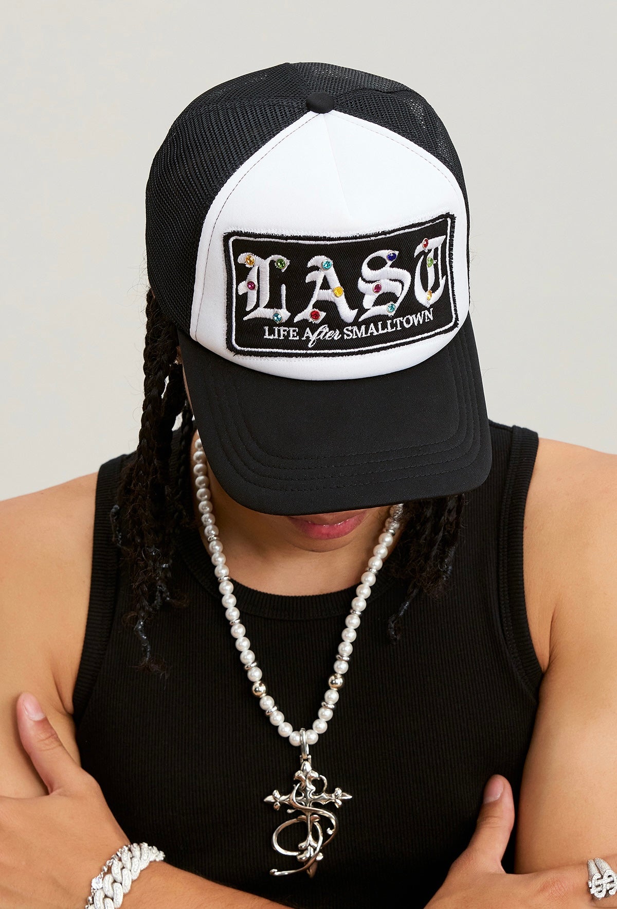 ビジューメッシュキャップ znk000046