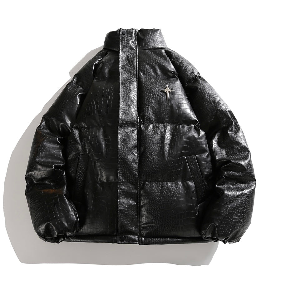 クロコレザーダウンジャケット znk000018